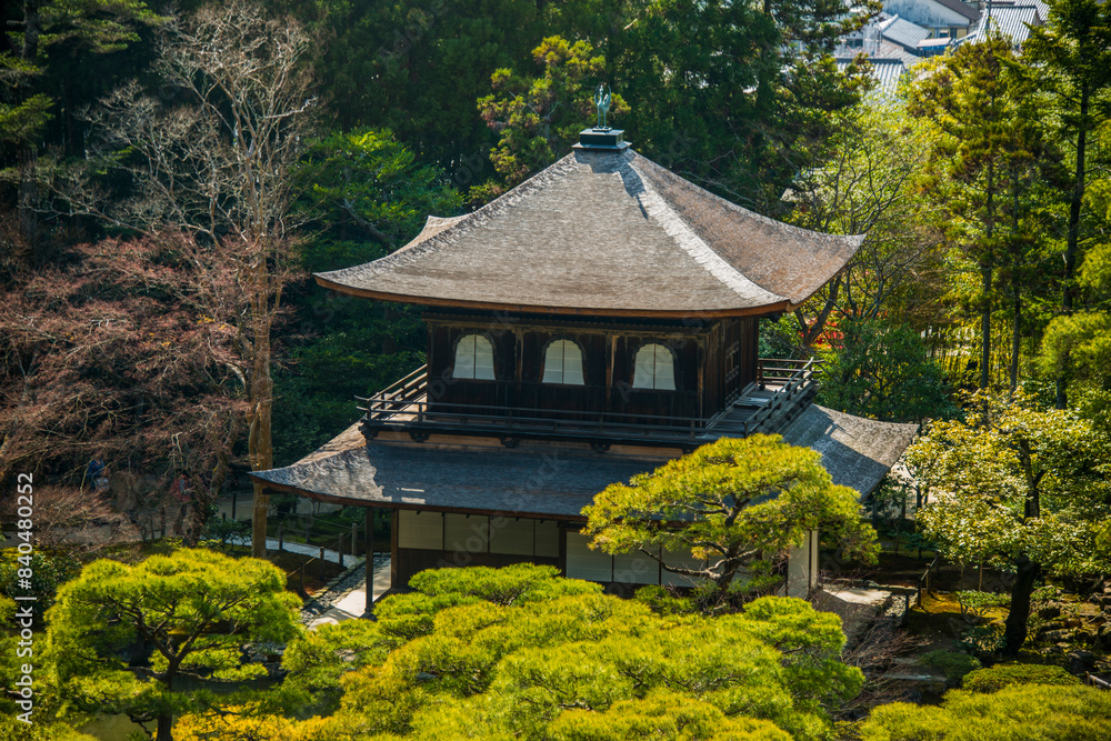 Ginkaku-ji Zen Temple (Jisho-ji) (Temple of the Silver Pavilion), UNESCO World Heritage Site, Kyoto, Honshu Ginkaku-ji Zen Temple (Jisho-ji) (Temple of the Silver Pavilion), UNESCO World Heritage Site, Kyoto, Honshu