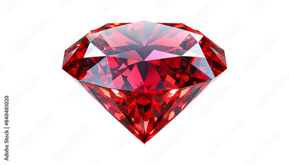 Red diamond isolated on transparent or white background. Red diamond isolated on transparent or white background.