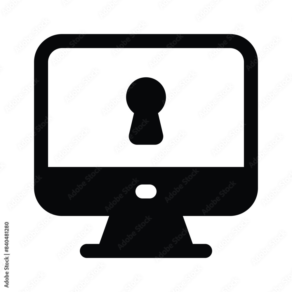 An amazing vector of computer security, cyber security icon design An amazing vector of computer security, cyber security icon design