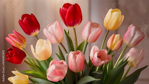 Wallpaper Mural Bunch of tulips Torontodigital.ca