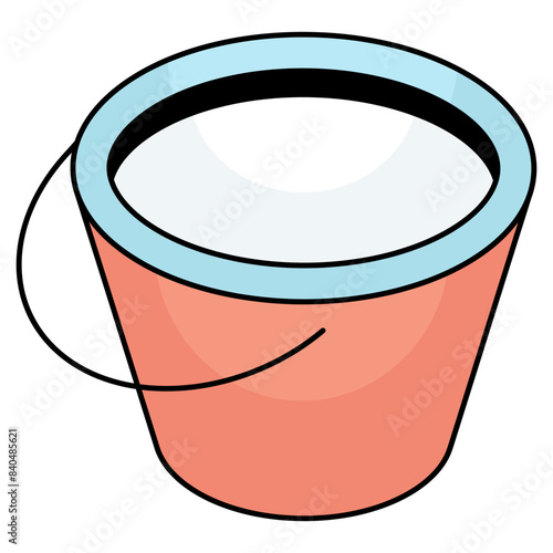 Premium design icon of bucket