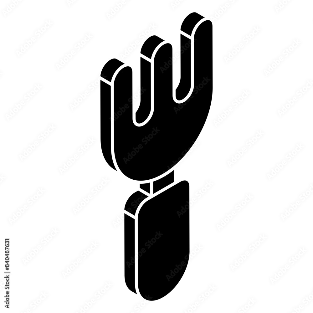 A beautiful design icon of fork A beautiful design icon of fork