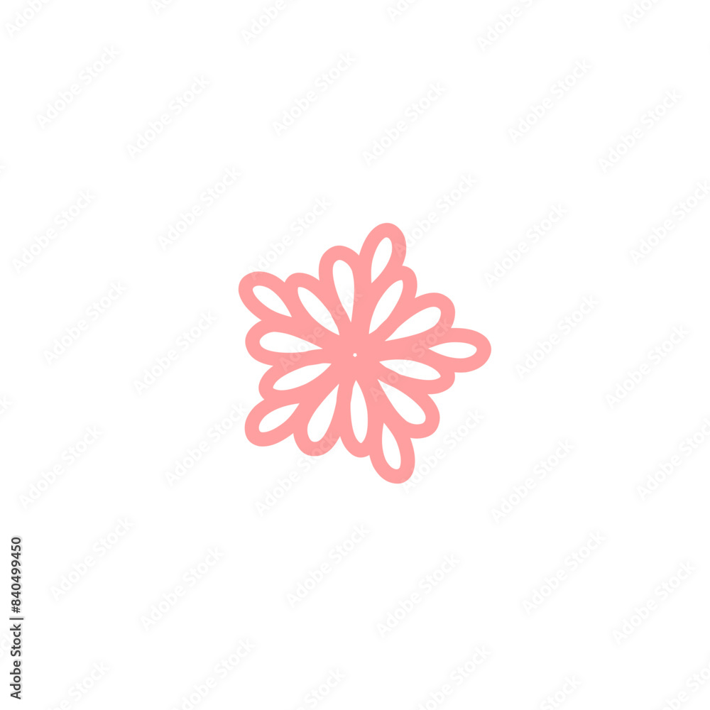 Flower Line Icon Flower Line Icon