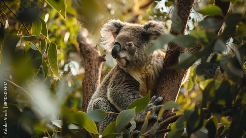  Captivating Close-up of Adorable and Fluffy Koala Bear 