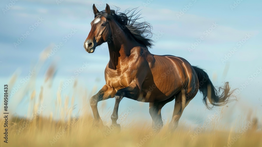 Majestic close-up photo of powerful horse in high fidelity. Majestic close-up photo of powerful horse in high fidelity.