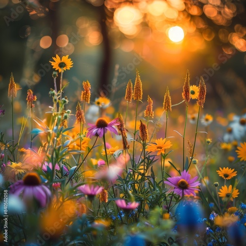 Sunset Wildflower Meadow