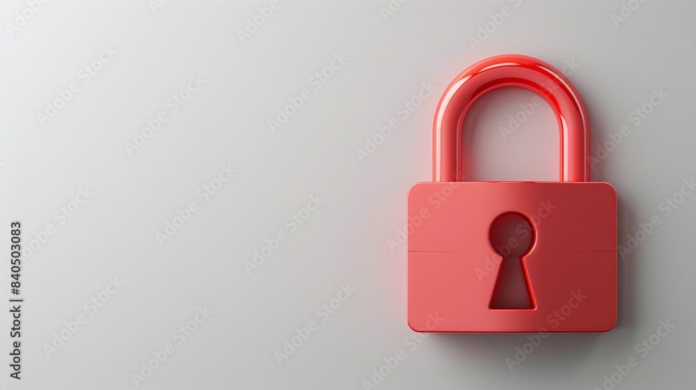 A simple data protection icon in the upperleft third of the frame on a light gray background A simple data protection icon in the upperleft third of the frame on a light gray background