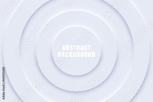 Abstract blue circle background, vector layout design for presentation, flyer, poster, banner. Geometric illustration.