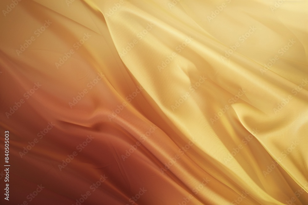 Abstract background of flowing golden silk gradient fabric Abstract background of flowing golden silk gradient fabric