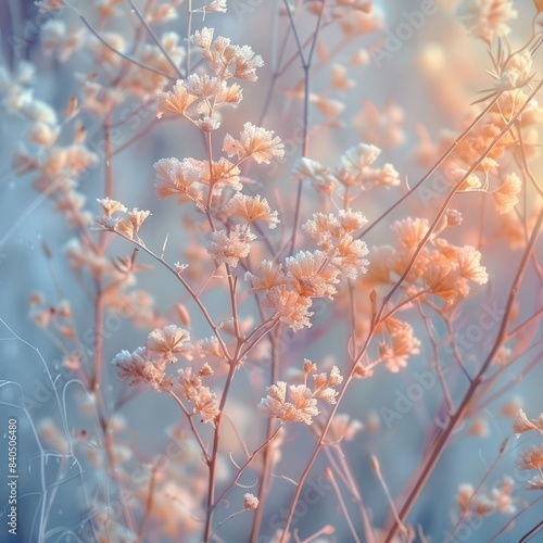 Blurred Flower Field