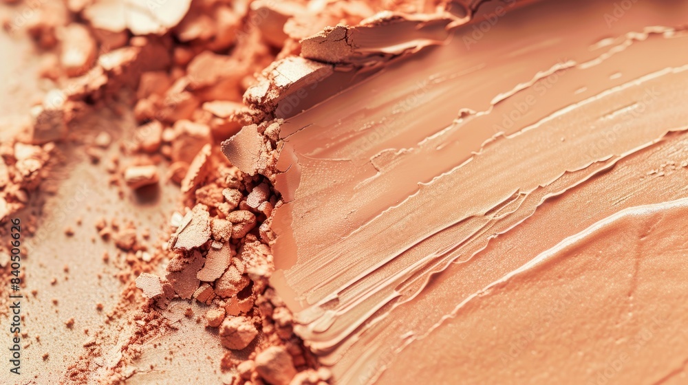Close up of face powder foundation texture. Cosmetic background. Beauty banner Close up of face powder foundation texture. Cosmetic background. Beauty banner