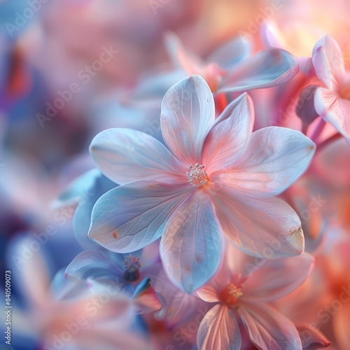 Vibrant Flower Bundle: Stunning Purple, Pink, and Blue Flowers in Full Bloom © Riya