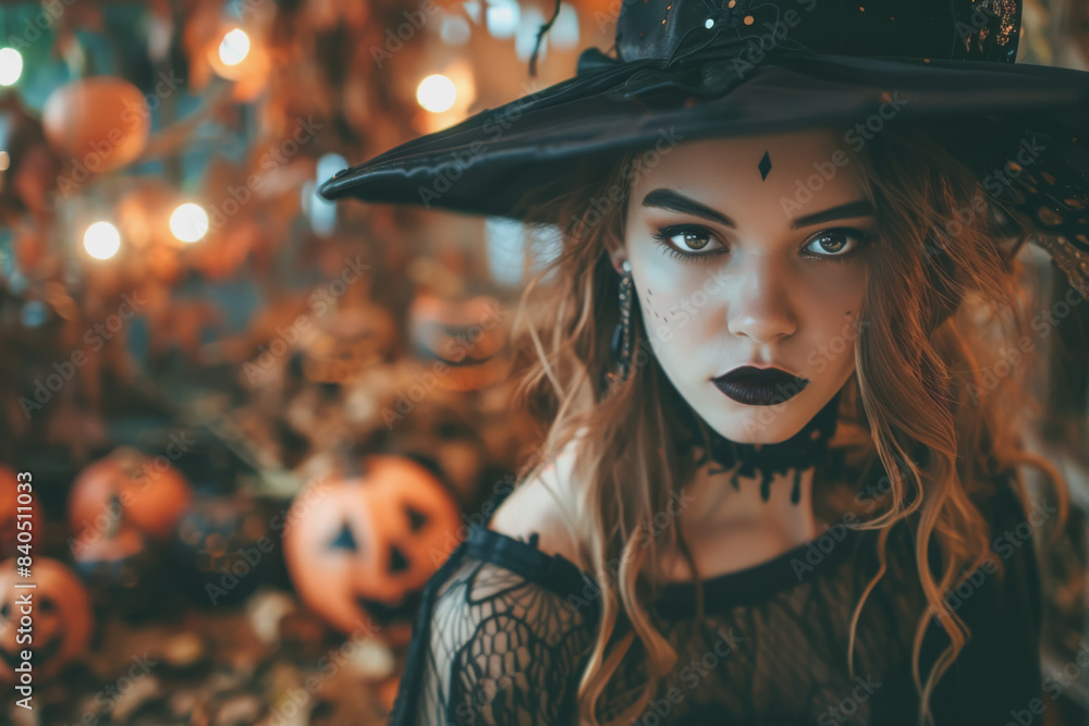็Halloween party amidst the light Young people frighten the audience Everyone dresses up in scary. ็Halloween party amidst the light Young people frighten the audience Everyone dresses up in scary.