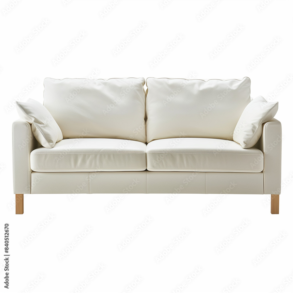 Fototapeta premium sofa on white background