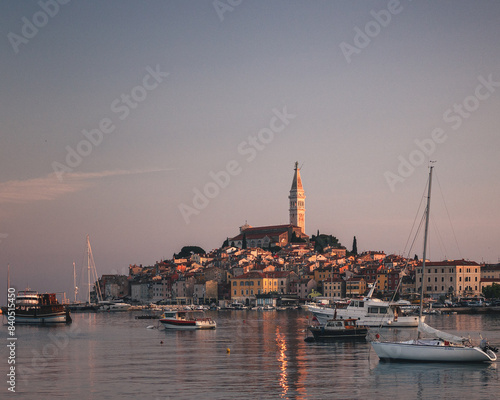 View on the old town of Rov...