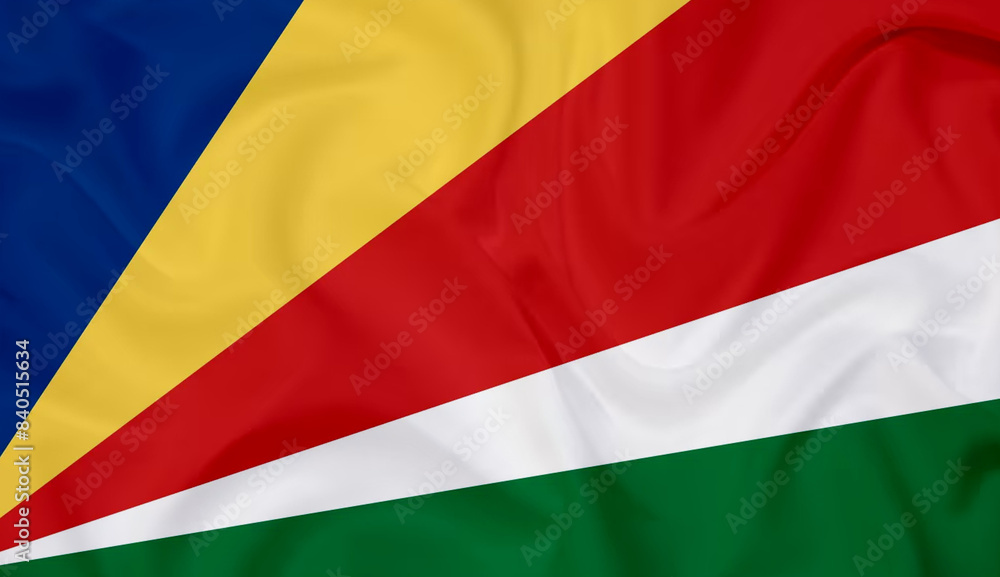 Seychelles Flag Wallpaper, Seychelles Flag Texture