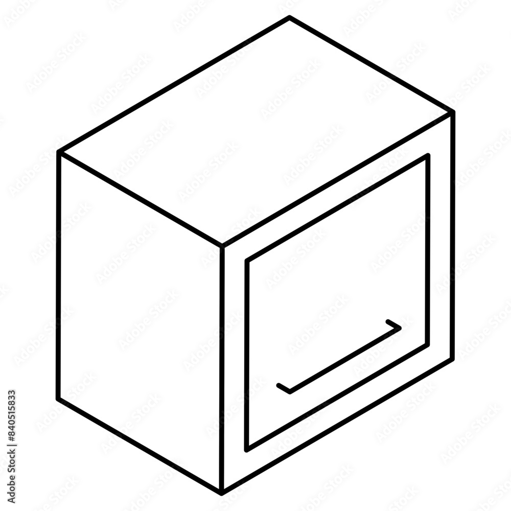 An icon design of cooking range An icon design of cooking range