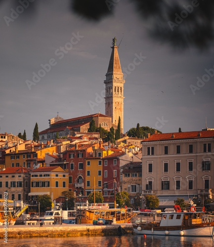 View on the old town of Rov...