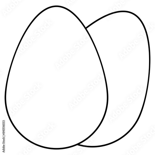 An icon design of eggs