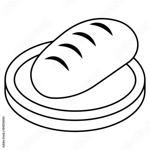 Premium design icon of bread