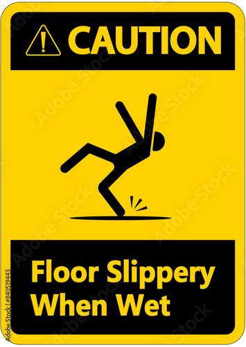 Sign - slippery when wet