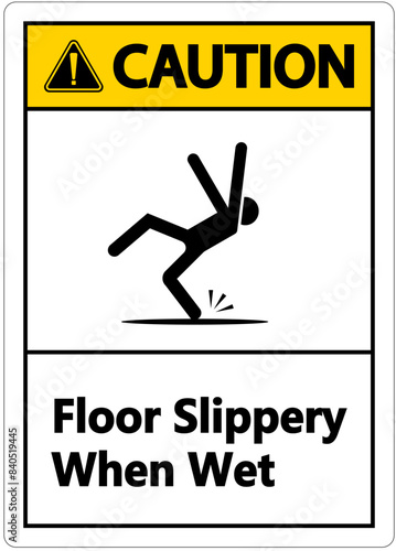 Sign - slippery when wet