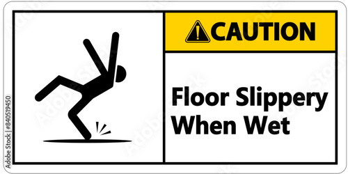 Sign - slippery when wet