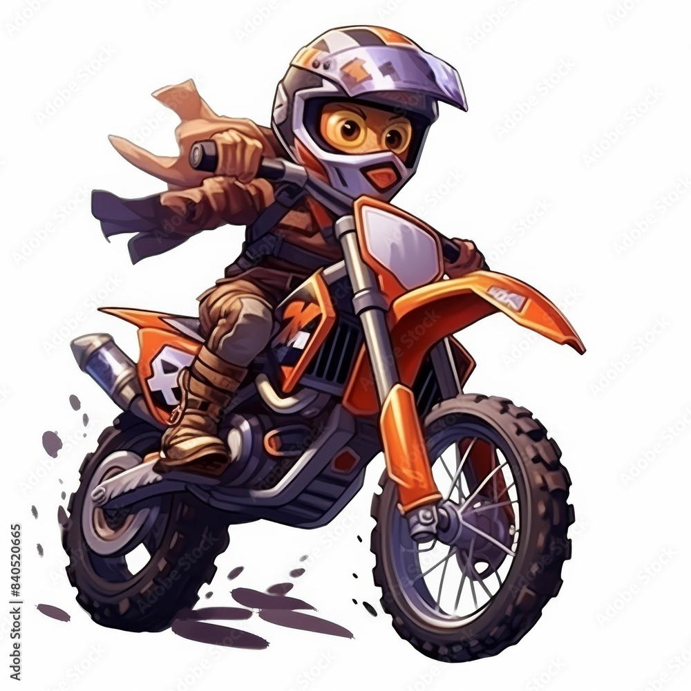 Obraz premium 3D cartoon game all character concept isolated on white