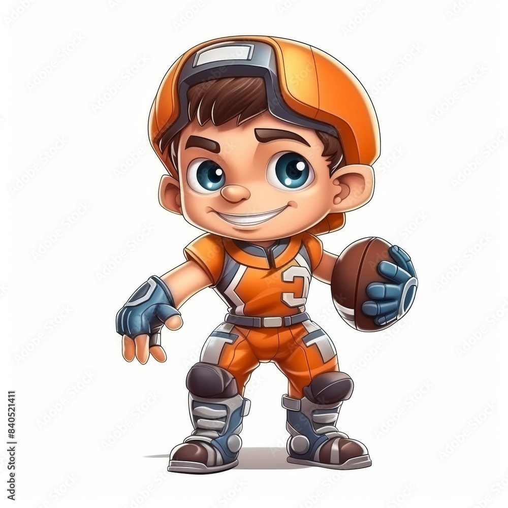 3D cartoon game all character concept isolated on white 3D cartoon game all character concept isolated on white