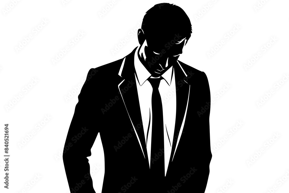 businessman silhouette vector illustration businessman silhouette vector illustration