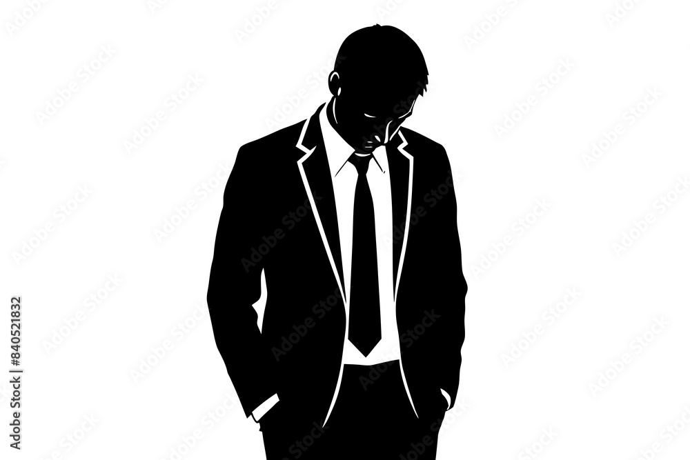 businessman silhouette vector illustration businessman silhouette vector illustration