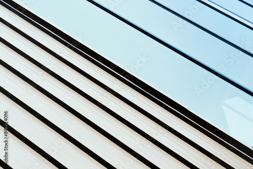 blue white black modern materials perspective detail of architecture background