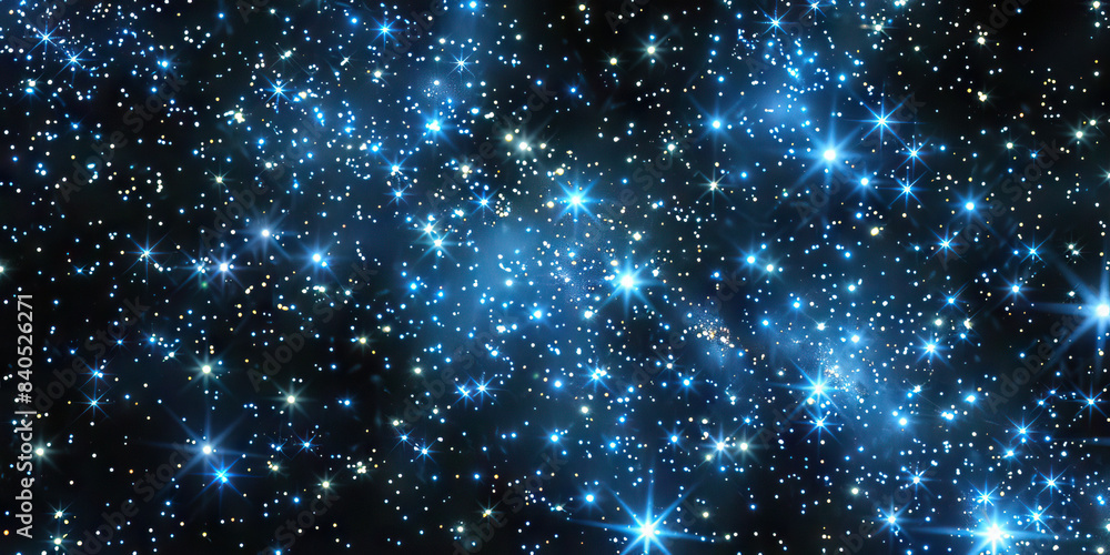 Fototapeta premium Price Drop Galaxy: Abstract galaxy filled with stars representing discounted prices and special deals.