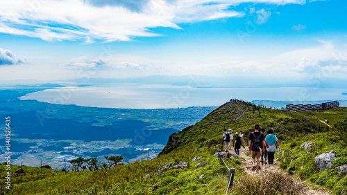 夏の伊吹山