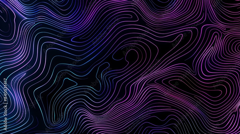 An abstract psychedelic background with glitches and liquid effects. Holographic abstract background. Psychedelic vaporwave. Modern illustration with liquid, glitch, and holographic effects.