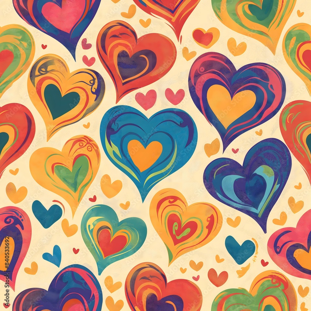 Concept = pattern, seamless, (Heart) Concept = pattern, seamless, (Heart)