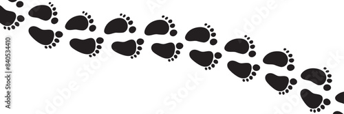 Baby feet vector isolated on a white background