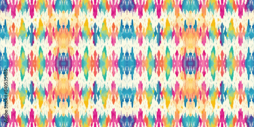 Seamless batik pattern,Seamless tribal batik pattern,and Seamless colorful pattern resemble ethnic boho, Aztec,and ikat styles.designed for use in wallpaper,fabric,curtain,carpet,Batik Embroidery