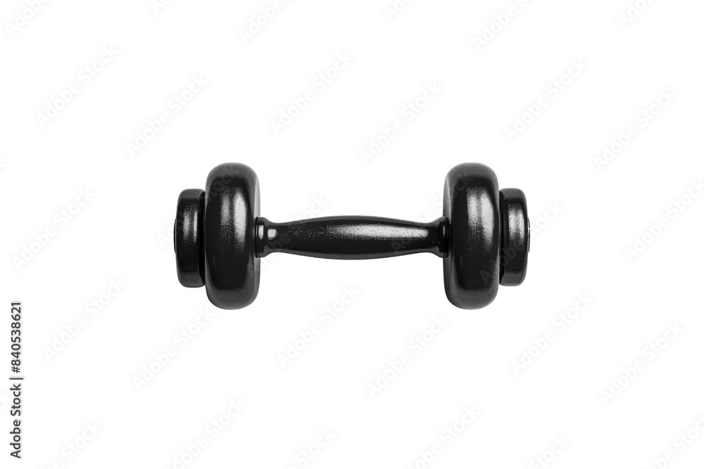 Black dumbbell isolated on a transparent background. perfect for fitness, exercise, and weight training projects. High-quality stock photo. Black dumbbell isolated on a transparent background. perfect for fitness, exercise, and weight training projects. High-quality stock photo.