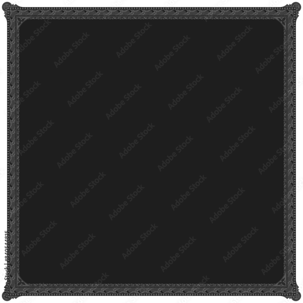 Gothic stylised ornamental frame. Floral patterned decoration. Gothic stylised ornamental frame. Floral patterned decoration.