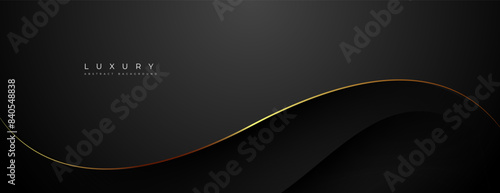 minimal black and gold abstract background with overlapping lines texture