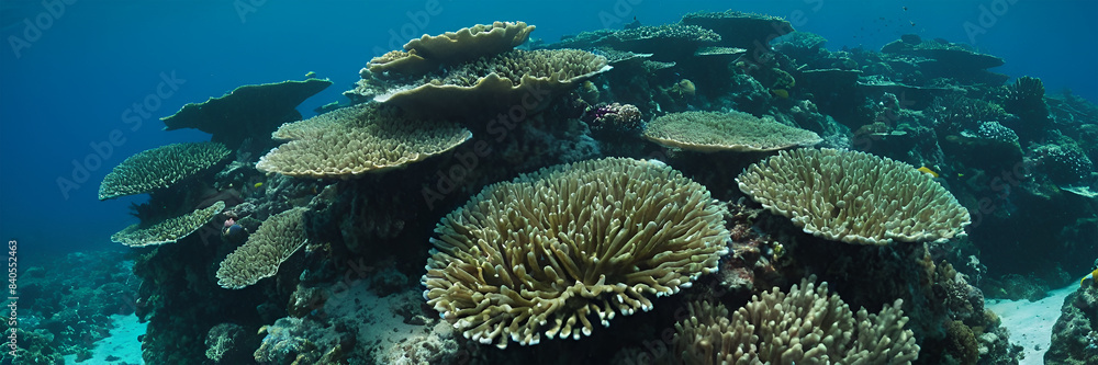Thriving Coral Reef Ecosystem Thriving Coral Reef Ecosystem