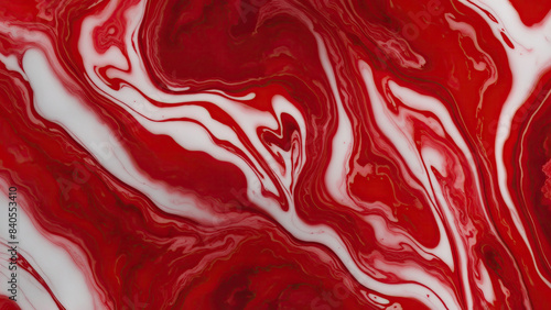 Red and White marble textured background