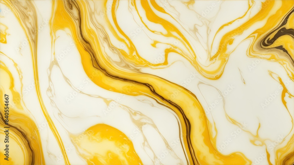 Yellow, blue and White marble textured background Yellow, blue and White marble textured background