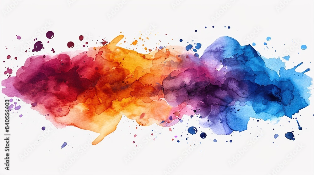colorful ink splashes colorful ink splashes