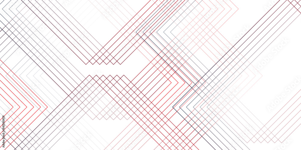 Abstract white red and blue futuristic architecture concept with geometric connection of lines. Geometric squares in bright light with modern design. Abstract white red and blue futuristic architecture concept with geometric connection of lines. Geometric squares in bright light with modern design.