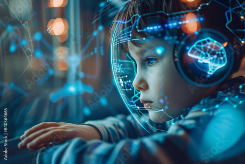 Wallpaper Mural Personalized education AI: Show a child learning through AI tailored to their interests and pace Torontodigital.ca