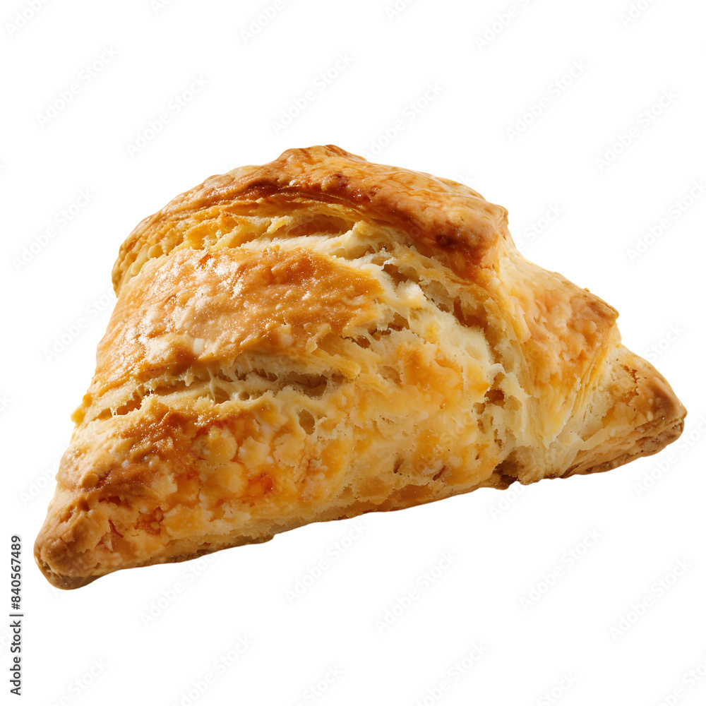 baked scone isolated on transparent background. generative ai baked scone isolated on transparent background. generative ai