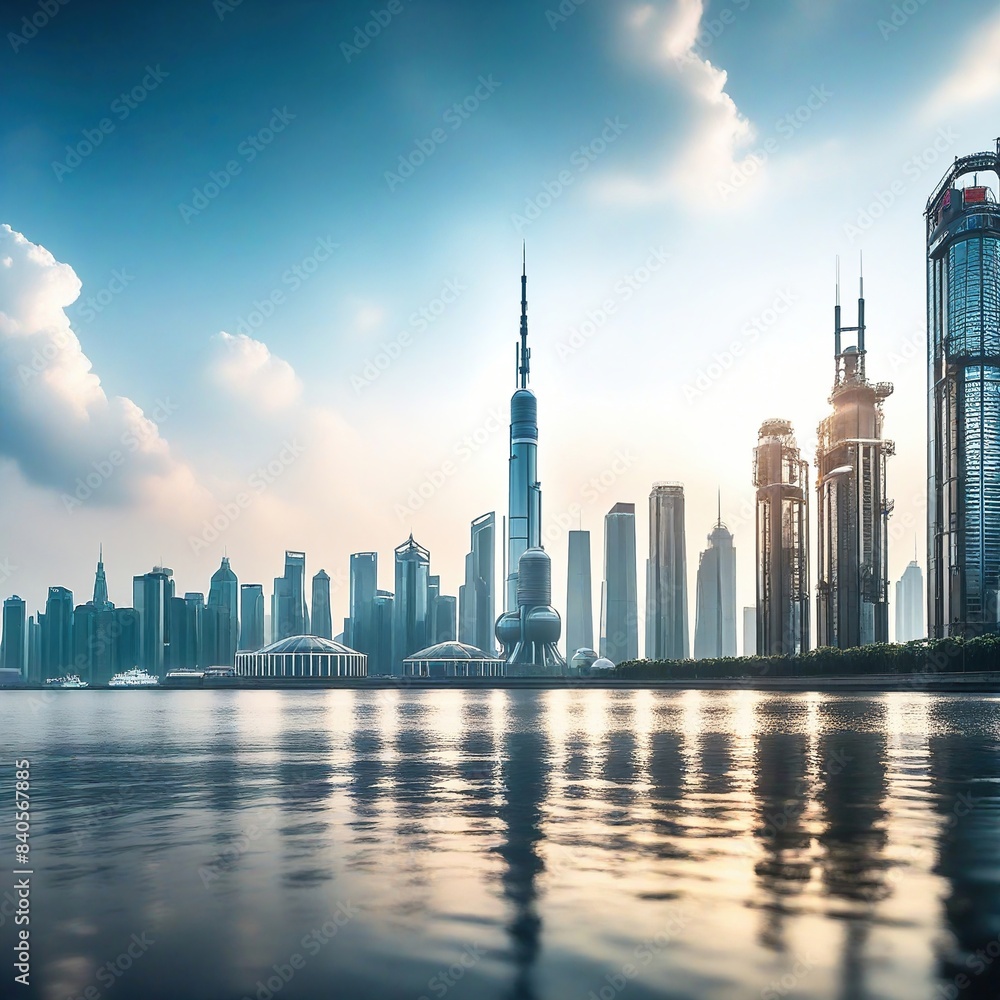 Obraz premium Background of technological concepts