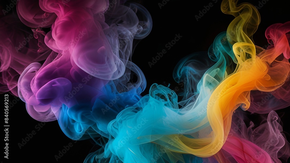 Abstract colorful smoky background Abstract colorful smoky background